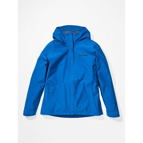 Marmot Rain Jacket Dark Blue NZ - Minimalist Jackets Womens NZ9062517